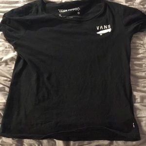 Black VANS tee